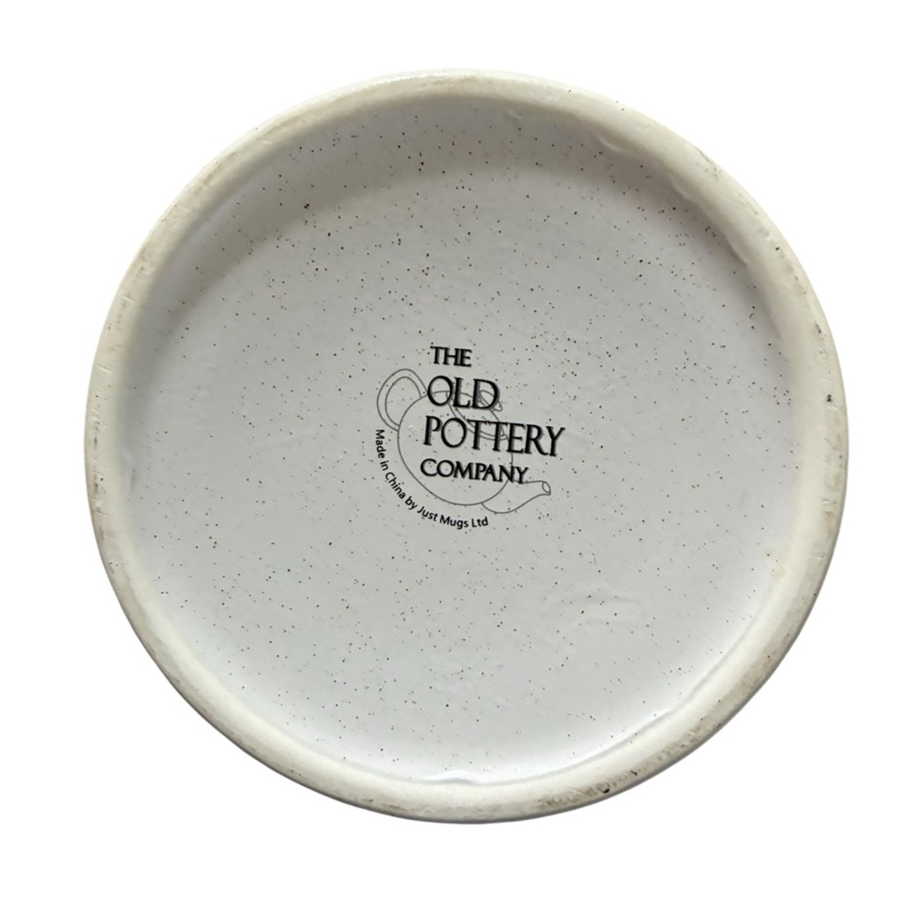 The Old Pottery Co. Gray Fern Ceramic Utensil Holder‎ / Crock - Picture 5 of 5